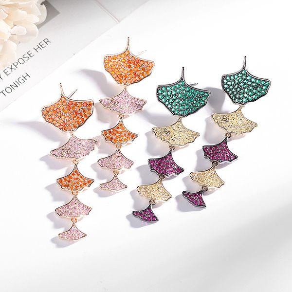 kimter fashion crystal long stud dangle earrings colorful leaf shape diamond earring wedding jewelry for women girls party gift a36z, Silver
kimter fashion crystal long stud dangle earrings colorful leaf shape diamond earring wedding jewelry for women girls party gift a36z, Silver