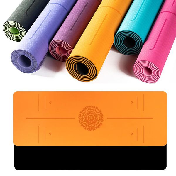 non-slip double layer tpe yoga mats exercise carpet pad with position line home fitness gym 6mm pilates mat women men
non-slip double layer tpe yoga mats exercise carpet pad with position line home fitness gym 6mm pilates mat women men