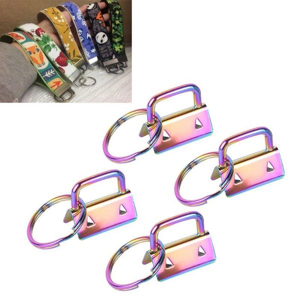 bag parts & accessories 4pcs key fob hardware 25mm rainbow color vacuum plating keychain split ring for wrist wristlets cotton tail clip web, Black
bag parts & accessories 4pcs key fob hardware 25mm rainbow color vacuum plating keychain split ring for wrist wristlets cotton tail clip web, Black