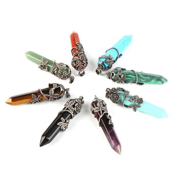 natural stone hexagonal column plum blossom ancient silver pendant reiki gemstone women retro necklace charm amethyst rose quartz heal cryst
natural stone hexagonal column plum blossom ancient silver pendant reiki gemstone women retro necklace charm amethyst rose quartz heal cryst