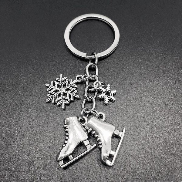 keychains creative winter sports skating key chain metal skate roller skates snowflakes shape gift, Silver
keychains creative winter sports skating key chain metal skate roller skates snowflakes shape gift, Silver