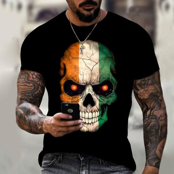 men's t-shirts 3d printed shirt 2021 brand halloween horror theme skull cross bone round neck oversized t-shirt short sleeves, White;black
men's t-shirts 3d printed shirt 2021 brand halloween horror theme skull cross bone round neck oversized t-shirt short sleeves, White;black