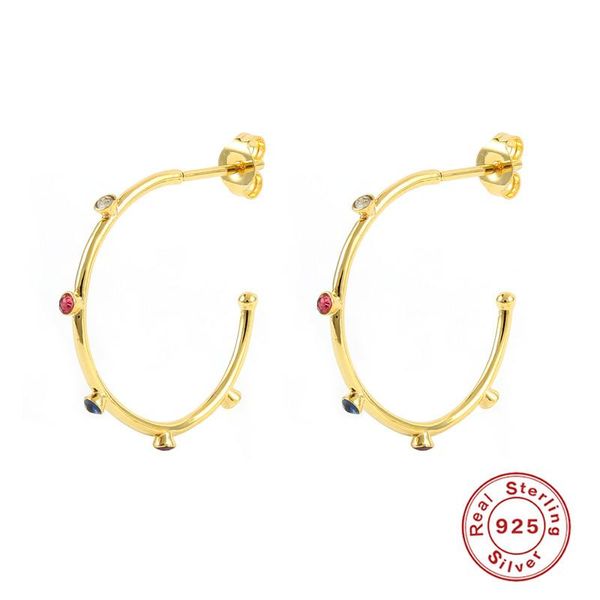 hoop & huggie aide 925 sterling silver big loop zircon earrings for women luxury half chain circle huggies piercing ohrringe jewelry, Golden;silver
hoop & huggie aide 925 sterling silver big loop zircon earrings for women luxury half chain circle huggies piercing ohrringe jewelry, Golden;silver