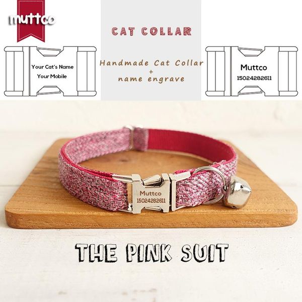 cat collars & leads muttco retailing handmade engraved metal buckle collar the pink suit durable personalized 2 sizes ucc070
cat collars & leads muttco retailing handmade engraved metal buckle collar the pink suit durable personalized 2 sizes ucc070