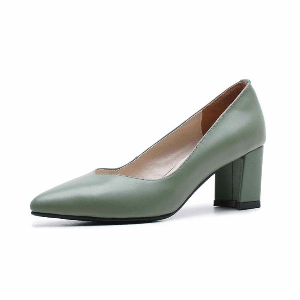 dress shoes summer genuine leather thick hig heel slip on preppy style pointed toe fashion girl vintage streetwear pumps 12, Black
dress shoes summer genuine leather thick hig heel slip on preppy style pointed toe fashion girl vintage streetwear pumps 12, Black