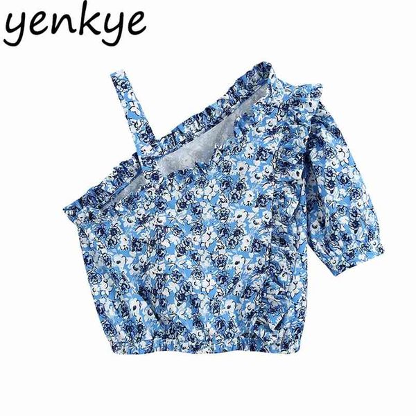 floral print blue poplin women asymmetric neckline short sleeve crop fashion lady boho summer s blusas bbwm2386 210514, White
floral print blue poplin women asymmetric neckline short sleeve crop fashion lady boho summer s blusas bbwm2386 210514, White