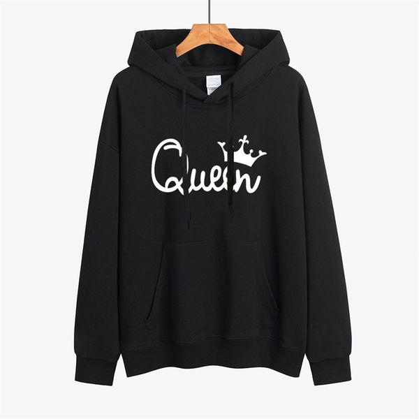 hoodiesdifficult women's crown fashion printing trend loose sweater, Black
hoodiesdifficult women's crown fashion printing trend loose sweater, Black