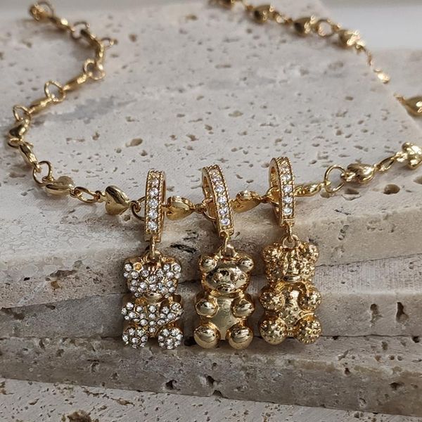 chains stylish gold color crystal cartoon bear zircon necklace for women unique heart chain choker balloon dog pendants korean jewelry, Silver
chains stylish gold color crystal cartoon bear zircon necklace for women unique heart chain choker balloon dog pendants korean jewelry, Silver