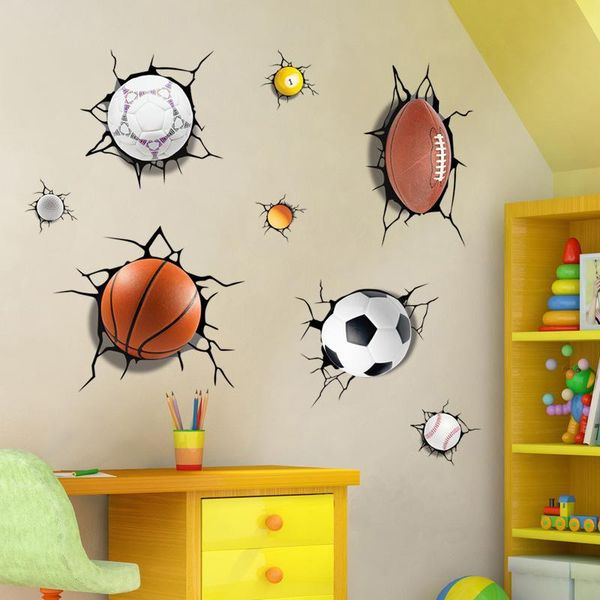 wall stickers kids room 3d football sticker removable sport decal baby children bedroom
wall stickers kids room 3d football sticker removable sport decal baby children bedroom