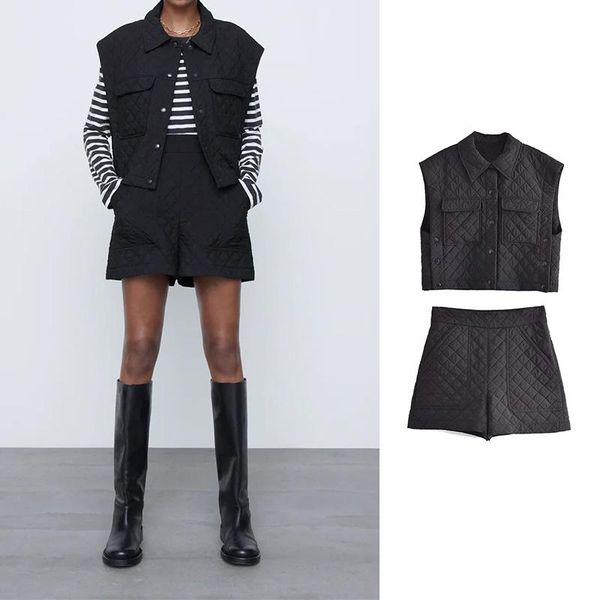 women's tracksuits 2021 women spring fashion black lapel single breasted vest coat sets female casual chic pocket hight waist shorts su, Gray
women's tracksuits 2021 women spring fashion black lapel single breasted vest coat sets female casual chic pocket hight waist shorts su, Gray
