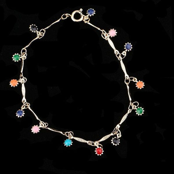charm bracelets forseven gold color for women colorful rhinestone sunflower drop casual girl bangle anniversary jewelry gift, Golden;silver
charm bracelets forseven gold color for women colorful rhinestone sunflower drop casual girl bangle anniversary jewelry gift, Golden;silver