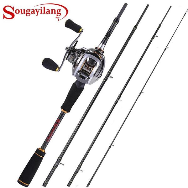 sougayilang casting fishing rod reel combo 1.8m-2.4m 24 ton carbon fiber with 11+1bb 6.3:1 baitcasting pesca
sougayilang casting fishing rod reel combo 1.8m-2.4m 24 ton carbon fiber with 11+1bb 6.3:1 baitcasting pesca