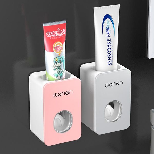toothbrush holders automatic toothpaste squeezing device set wall hanging punch rack
toothbrush holders automatic toothpaste squeezing device set wall hanging punch rack