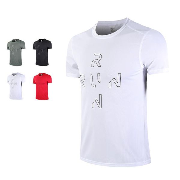 men running t-shirt breathable sports training quick dry elastic exercise fitness gym short sleeve tee jerseys, Black;blue
men running t-shirt breathable sports training quick dry elastic exercise fitness gym short sleeve tee jerseys, Black;blue