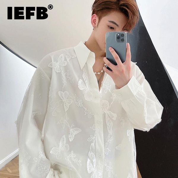 men's casual shirts iefb butterfly mesh shirt long sleeve streetwear fake two-piece white 2021 trend oversized lapel clothes, White;black
men's casual shirts iefb butterfly mesh shirt long sleeve streetwear fake two-piece white 2021 trend oversized lapel clothes, White;black