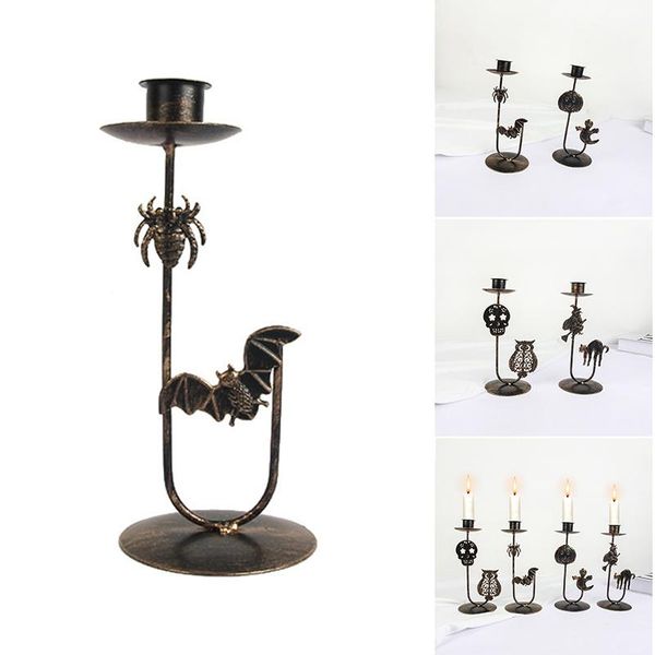 candle holders retro wrought iron candlestick creative halloween party supplies for home living room bedroom decoration
candle holders retro wrought iron candlestick creative halloween party supplies for home living room bedroom decoration
