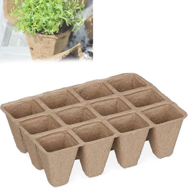 planters & pots 12-hole starters seedling seed nursery tray biodegradable eco-friendly home cultivation garden planter
planters & pots 12-hole starters seedling seed nursery tray biodegradable eco-friendly home cultivation garden planter