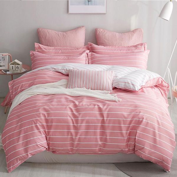 bedding sets 3-d vertical pink stripe set simple duvet cover pillowcase home textiles 2/3pcs bed linen king size dropship
bedding sets 3-d vertical pink stripe set simple duvet cover pillowcase home textiles 2/3pcs bed linen king size dropship