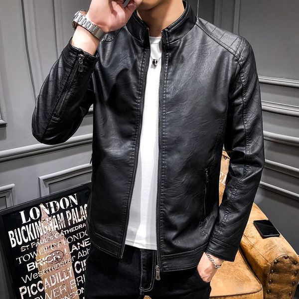 men's leather & faux casual leather jacket, slim motorcycle jacket fit for men, large-size black and blue clothes, spring autumn, 7vqh
men's leather & faux casual leather jacket, slim motorcycle jacket fit for men, large-size black and blue clothes, spring autumn, 7vqh