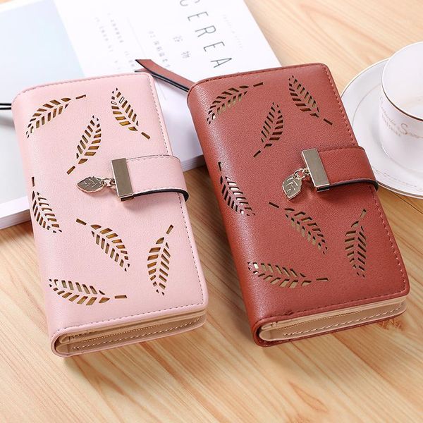 korean women's wallets long fashion handbags hollow leaves zipper buckle wallet card bag1, Red;black
korean women's wallets long fashion handbags hollow leaves zipper buckle wallet card bag1, Red;black