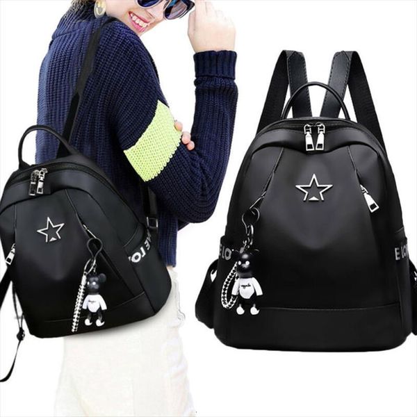 womens ladies backpack oxford cloth rucksack female school travel shoulder bag anti thief pendant 
womens ladies backpack oxford cloth rucksack female school travel shoulder bag anti thief pendant