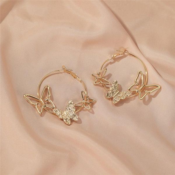 hoop & huggie 1pair butterfly earrings for women girls gold silver color party jewelry gifts, Golden;silver
hoop & huggie 1pair butterfly earrings for women girls gold silver color party jewelry gifts, Golden;silver
