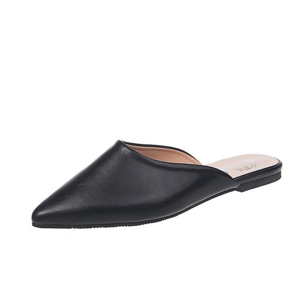 slippers 2021 women pu non-slip wear-resistant beach shoes woman pointed toe women's summer size34-41 zapatos de mujer, Black
slippers 2021 women pu non-slip wear-resistant beach shoes woman pointed toe women's summer size34-41 zapatos de mujer, Black
