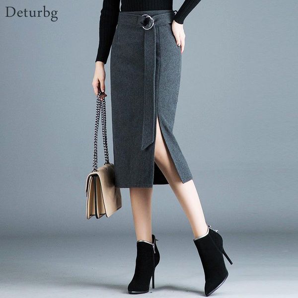 skirts women elegant woolen pencil skirt with detachable belt female korean casual high waist warm office midi 2021 winter sk444, Black
skirts women elegant woolen pencil skirt with detachable belt female korean casual high waist warm office midi 2021 winter sk444, Black