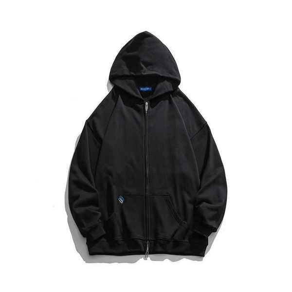 2021chaowai 2020 autumn simple solid color hooded cardigan long sleeve sweater casual loose boys' versatile hoodie, White;black
2021chaowai 2020 autumn simple solid color hooded cardigan long sleeve sweater casual loose boys' versatile hoodie, White;black