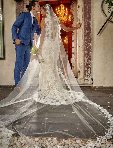 bridal veils 2021 elegant women cathedral lace wedding veil 300*150 cm tulle 1 layer without comb accessories, Black
bridal veils 2021 elegant women cathedral lace wedding veil 300*150 cm tulle 1 layer without comb accessories, Black
