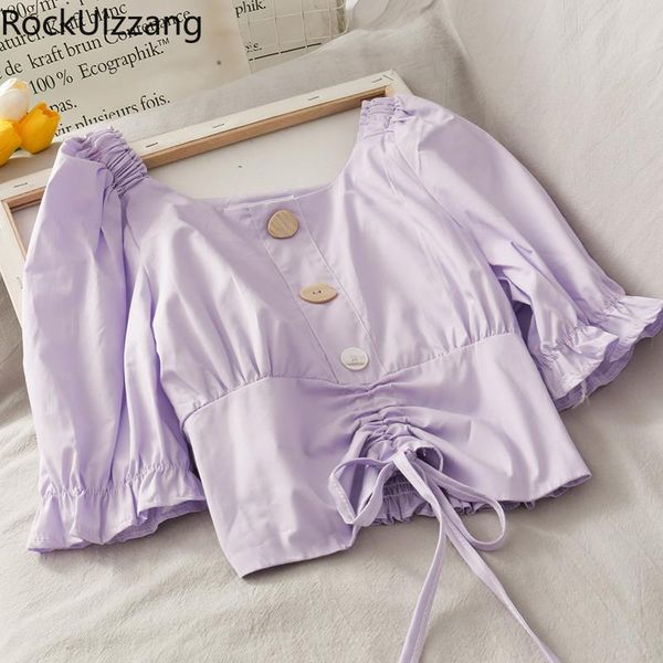 back elastic front drawstring adjust length ruched short sleeve square button fashion shirt slim t-shirt summer crop blusas women's, White
back elastic front drawstring adjust length ruched short sleeve square button fashion shirt slim t-shirt summer crop blusas women's, White