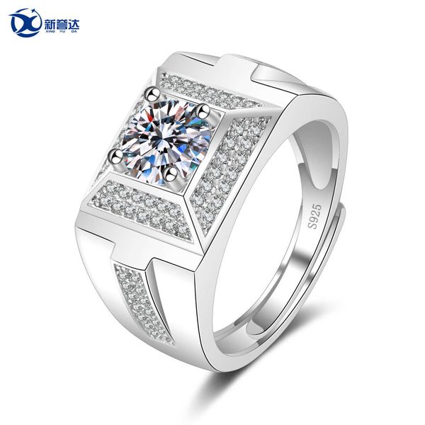 mo sangshi imitation diamond ring men's dominee luxury high carbon 1 wedding silver plated large, Golden;silver
mo sangshi imitation diamond ring men's dominee luxury high carbon 1 wedding silver plated large, Golden;silver