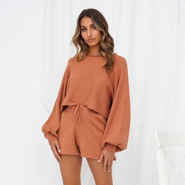 women's tracksuits autumn solid color two pieces suit tracksuit women long sleeve o-neck and high waist shorts pant female casual loos, Gray
women's tracksuits autumn solid color two pieces suit tracksuit women long sleeve o-neck and high waist shorts pant female casual loos, Gray