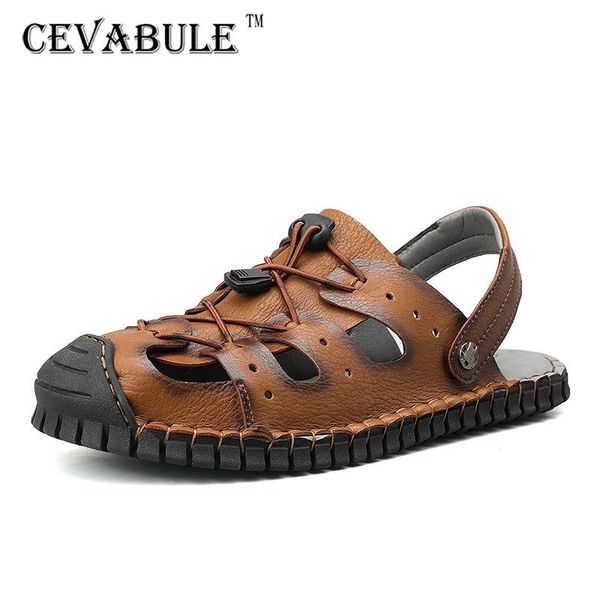 sandals cevabule men's cave shoes leather large size skin slackers summer slippers nest mens clk, Black
sandals cevabule men's cave shoes leather large size skin slackers summer slippers nest mens clk, Black