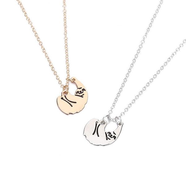 dainty sloth charm necklace delicate boho plain gold filled pendant simple chain choker drop chains, Silver
dainty sloth charm necklace delicate boho plain gold filled pendant simple chain choker drop chains, Silver