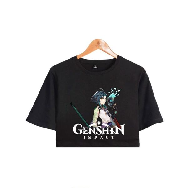women's t-shirt genshin impact print autumn summer holiday youthful vitality women/girls dew navel kawaii style tees y2k fashion clothi, White
women's t-shirt genshin impact print autumn summer holiday youthful vitality women/girls dew navel kawaii style tees y2k fashion clothi, White