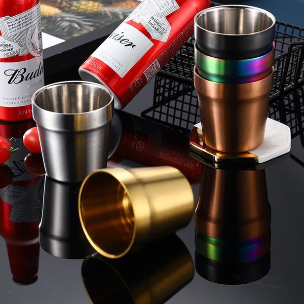 mugs 6oz small beer cups 2/4/6 pcs 175ml double wall stainless steel cup for bar party picnic gold rainbow plated tumbler mug
mugs 6oz small beer cups 2/4/6 pcs 175ml double wall stainless steel cup for bar party picnic gold rainbow plated tumbler mug