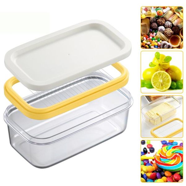 storage bottles & jars plastic butter container sealing box with cutter cheese food containers transparent kitchen tray keeper dish set
storage bottles & jars plastic butter container sealing box with cutter cheese food containers transparent kitchen tray keeper dish set