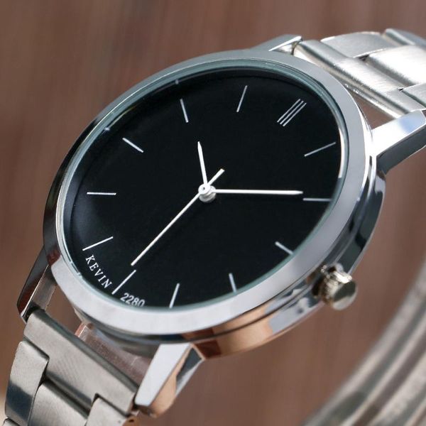 wristwatches fashion men women quartz watches latest bussiness silver sport female male clock, Slivery;brown
wristwatches fashion men women quartz watches latest bussiness silver sport female male clock, Slivery;brown