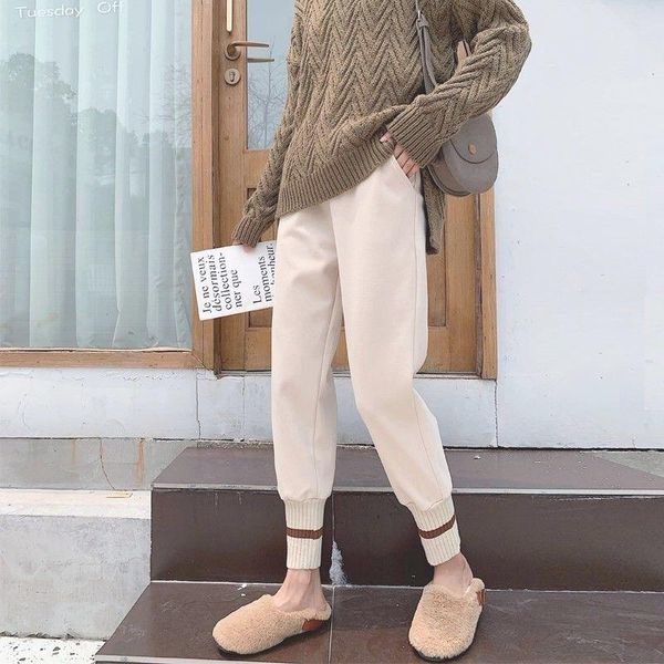 women's pants & capris winter for women thick cashmere warm female casual cotton harem korean loose long trousers mujer pantalones, Black;white
women's pants & capris winter for women thick cashmere warm female casual cotton harem korean loose long trousers mujer pantalones, Black;white