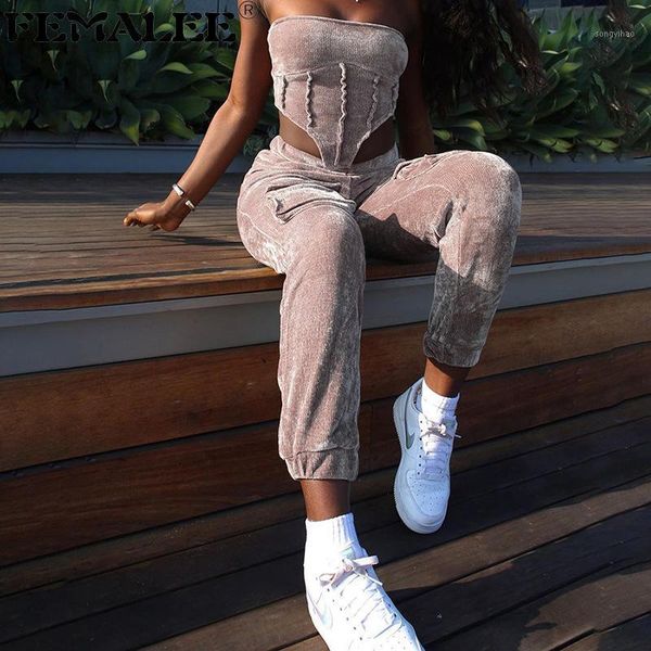 chest wrap solid color 2 pcs set soft sleeveless empire waist long trousers women leisure sports clothes women's tracksuits, Gray
chest wrap solid color 2 pcs set soft sleeveless empire waist long trousers women leisure sports clothes women's tracksuits, Gray