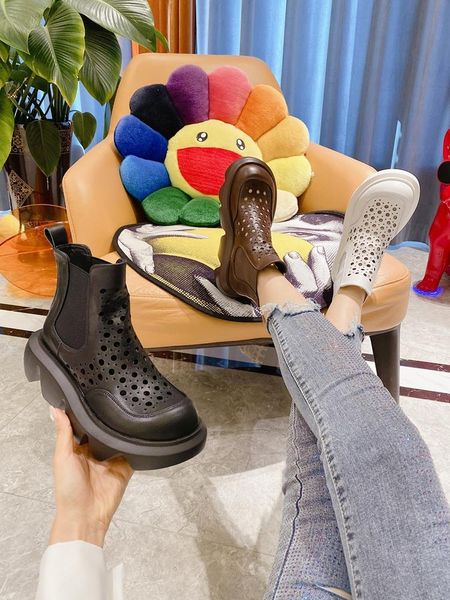 boots large size 35-40 women's spring and summer fashion hollow breathable thick-soled motorcycle, Black
boots large size 35-40 women's spring and summer fashion hollow breathable thick-soled motorcycle, Black