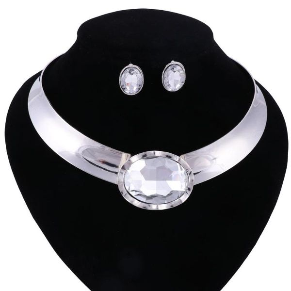 earrings & necklace women's silver plated crystal gem bubble choker bib statement earring wedding party jewelry set
earrings & necklace women's silver plated crystal gem bubble choker bib statement earring wedding party jewelry set