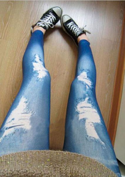 women's leggings gothic wash elastic women pants cotton ripped legging hole knee jeans pencil ankle-length pant 1 pcs, Black
women's leggings gothic wash elastic women pants cotton ripped legging hole knee jeans pencil ankle-length pant 1 pcs, Black
