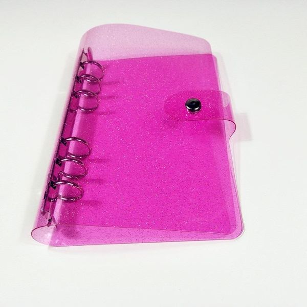 1pc a6 pvc transparent notebook cover loose leaf diary planner clip accessories school office supplies notepads, Purple;pink
1pc a6 pvc transparent notebook cover loose leaf diary planner clip accessories school office supplies notepads, Purple;pink
