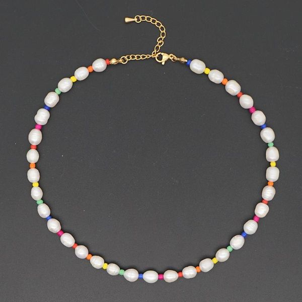 chokers shinus freshwater pearl beaded necklace choker for women rainbow beads jewelry boho baroque pearls necklaces, Golden;silver
chokers shinus freshwater pearl beaded necklace choker for women rainbow beads jewelry boho baroque pearls necklaces, Golden;silver