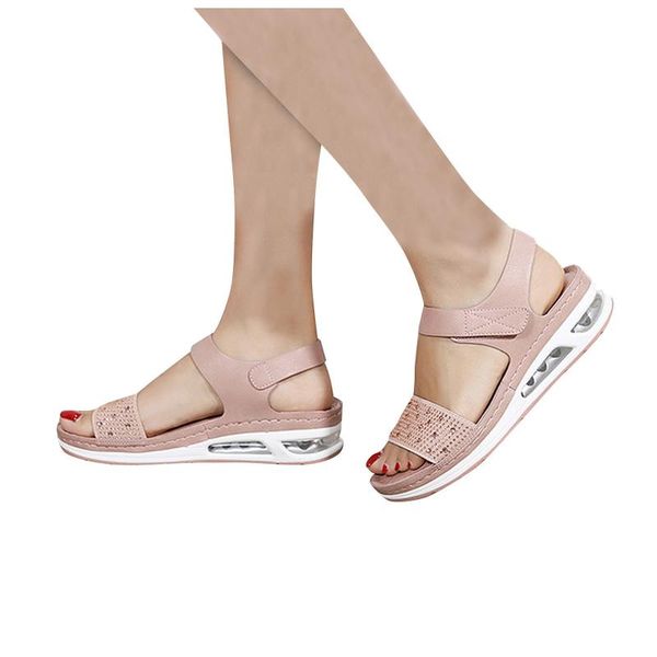 sandals summer shoes for woman 2021 women lace-up closed toe comfortable slip on wedge heel rhineston ladies footwear, Black
sandals summer shoes for woman 2021 women lace-up closed toe comfortable slip on wedge heel rhineston ladies footwear, Black