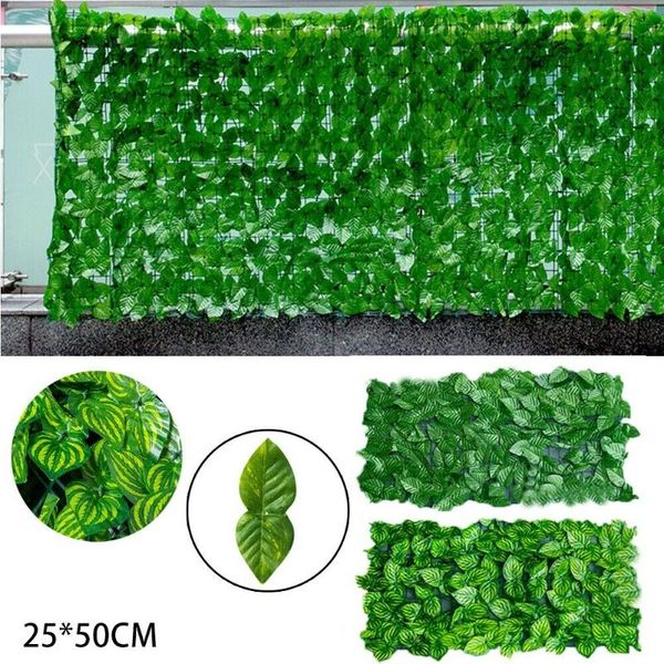 2pcs artificial privacy fence screen faux ivy leaf 0.5x0.25m plant leaves hedge outdoor garden yard decoration decorative flowers & wreaths
2pcs artificial privacy fence screen faux ivy leaf 0.5x0.25m plant leaves hedge outdoor garden yard decoration decorative flowers & wreaths