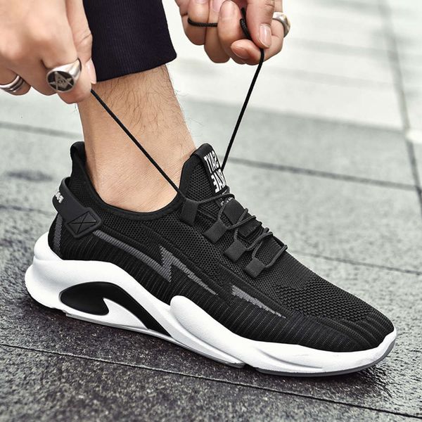 casual shoes 2021 new low front lace fly woven breathable shoes fashion trend mesh casual sports men's supc, Black
casual shoes 2021 new low front lace fly woven breathable shoes fashion trend mesh casual sports men's supc, Black