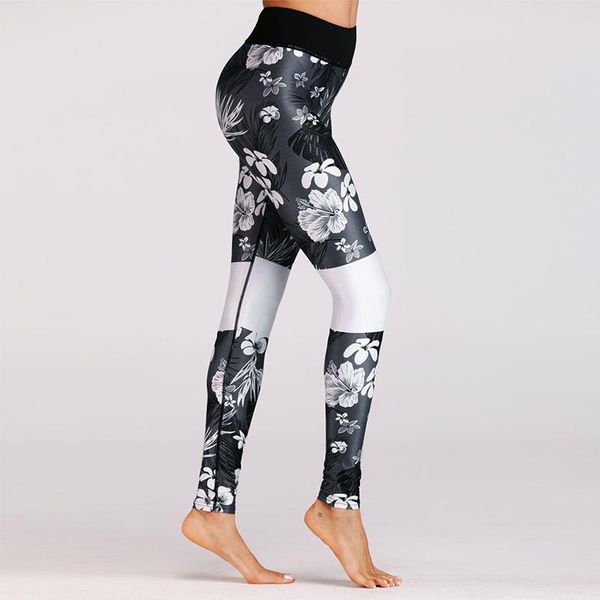 women's leggings salspor women high elastic breathable slimming flower print leggins waist casual fashion fitness female, Black
women's leggings salspor women high elastic breathable slimming flower print leggins waist casual fashion fitness female, Black